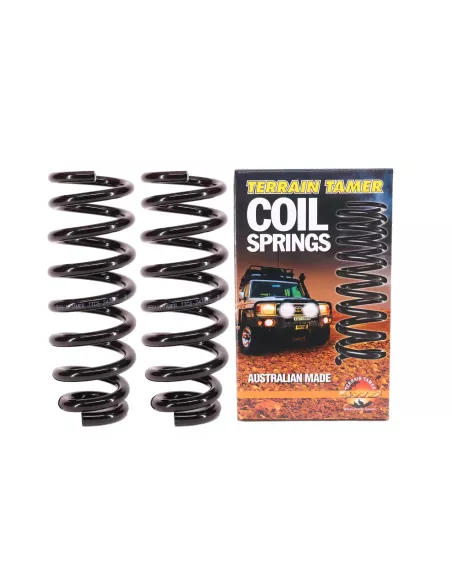 Ressorts hélicoïdaux avant relevés 25 mm 100 kg 4 cyl. fil