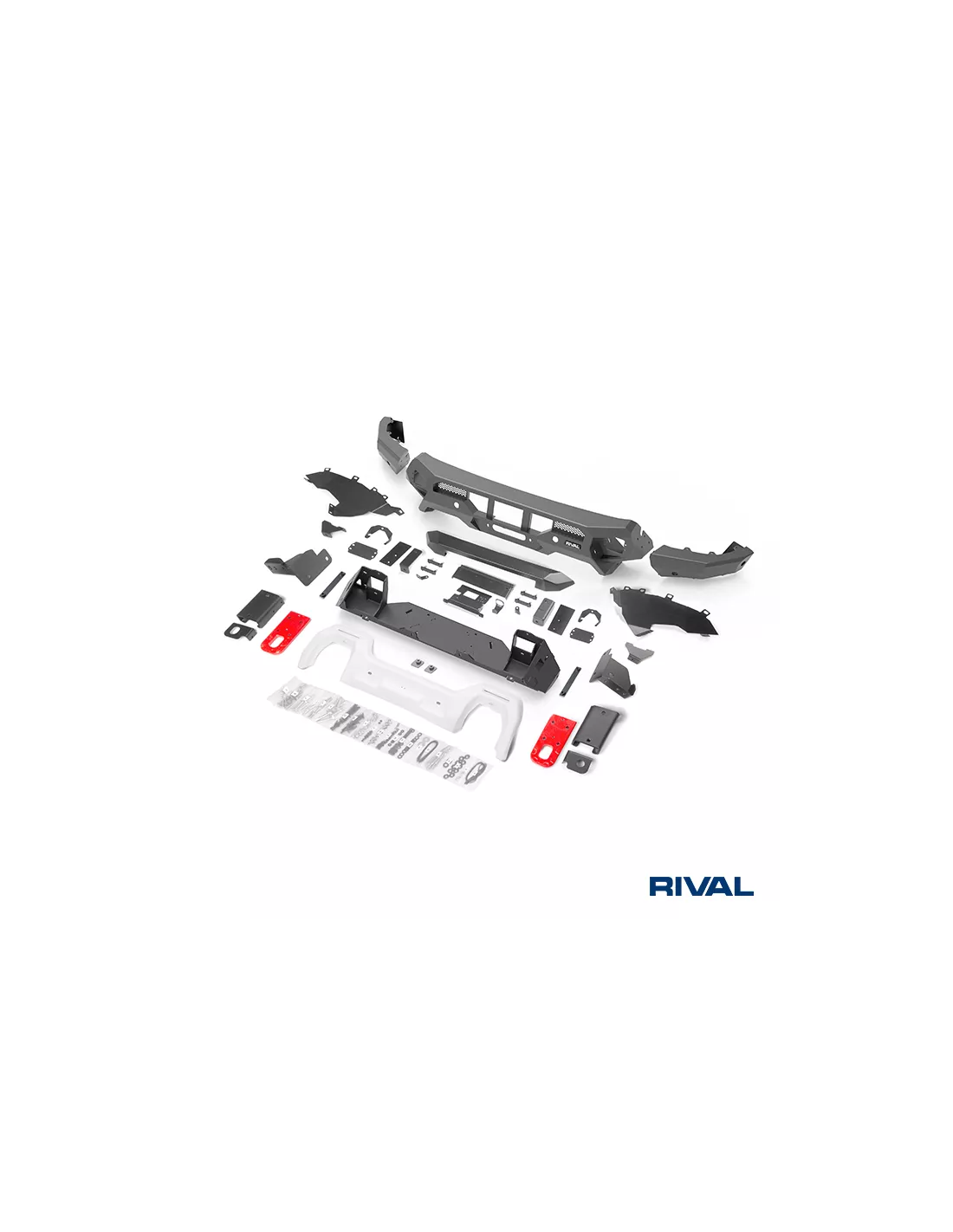 BUMPER FRONT RIVAL FORD RANGER RAPTOR 2023- (USAGE COMPETITI