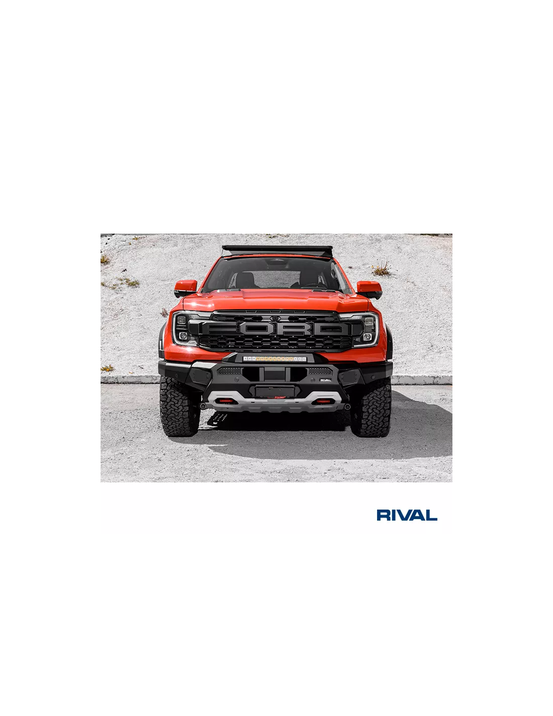 BUMPER FRONT RIVAL FORD RANGER RAPTOR 2023- (USAGE COMPETITI