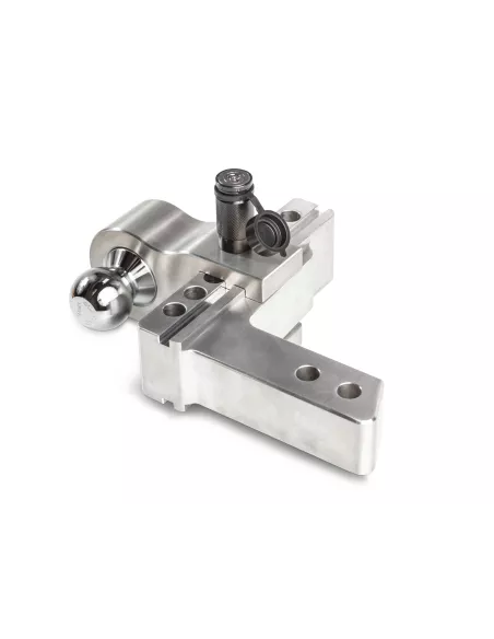 ATTELAGE CARRE US ALUMINIUM - AJUSTABLE 10" - 3600 kg