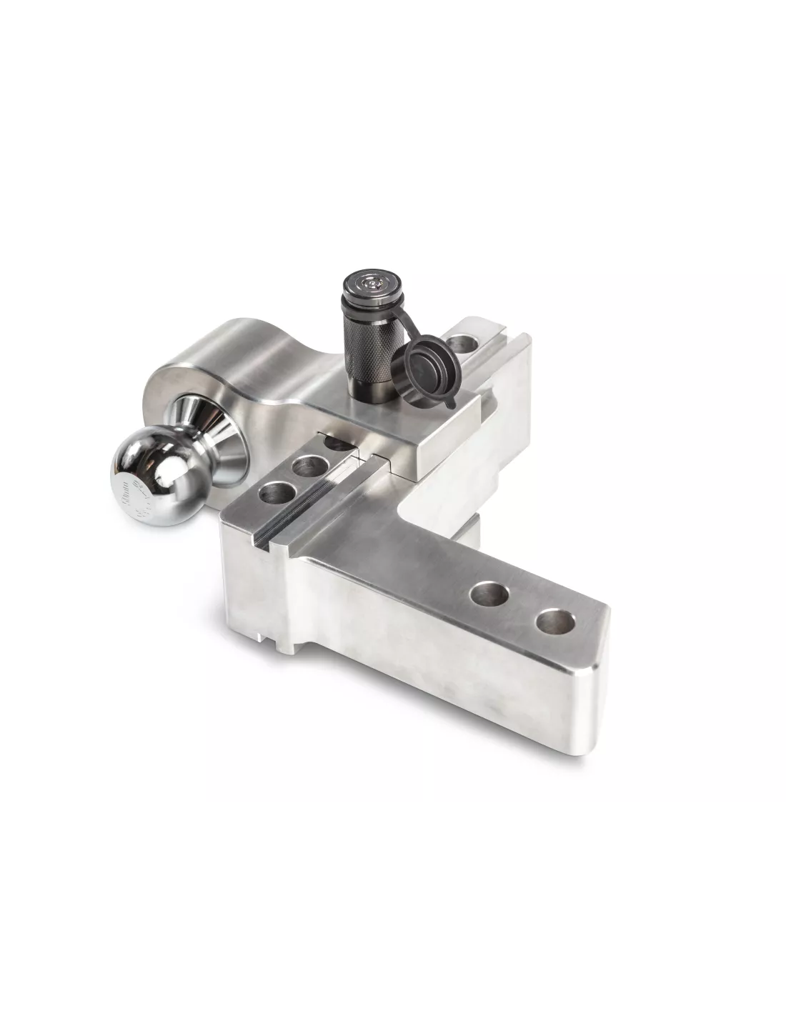 ATTELAGE CARRE US ALUMINIUM - AJUSTABLE 10" - 3600 kg