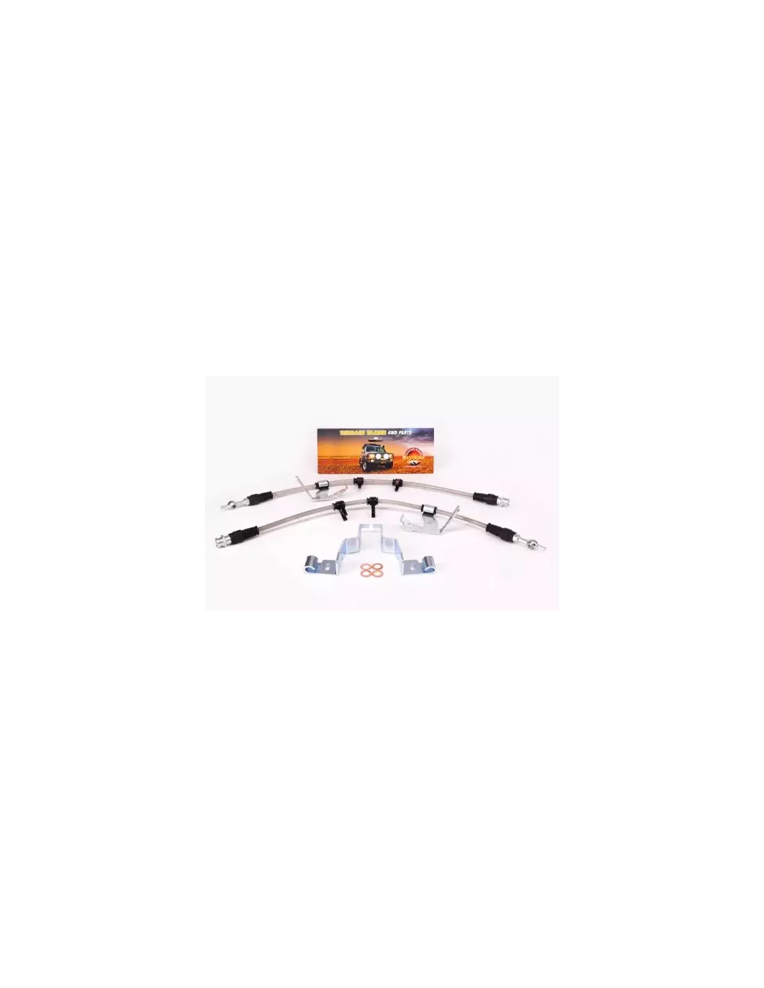 Kit Durites Tressées pour Big Brake Kit compatible