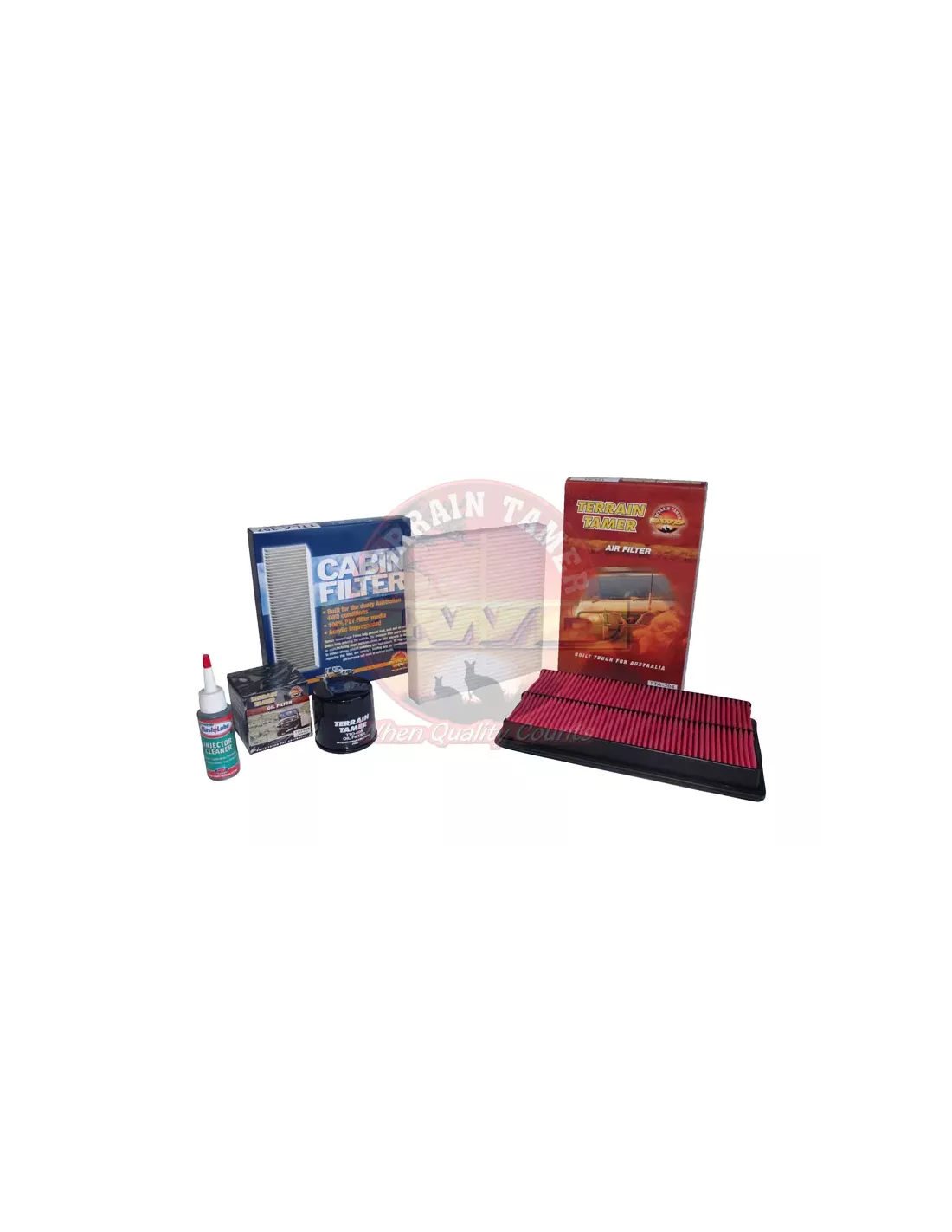 Kit de filtres 4 cyl & V6 sans filtre à carburant Terrain