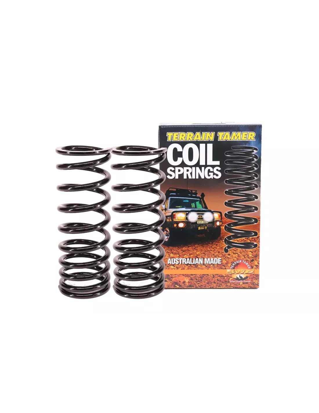 Ressorts hélicoïdaux arrière relevés 20 mm à 30 kg, taux