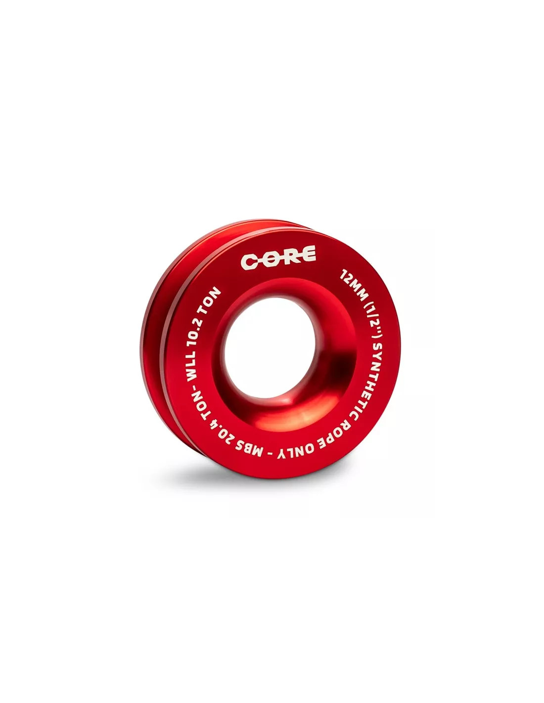 POULIE DE RENVOI CORDE SYNTHETIQUE 98mm (DONUT) - RED - 20.4