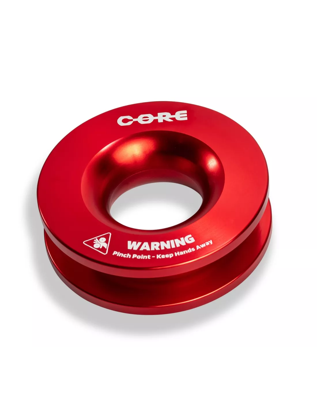 POULIE DE RENVOI CORDE SYNTHETIQUE 98mm (DONUT) - RED - 20.4