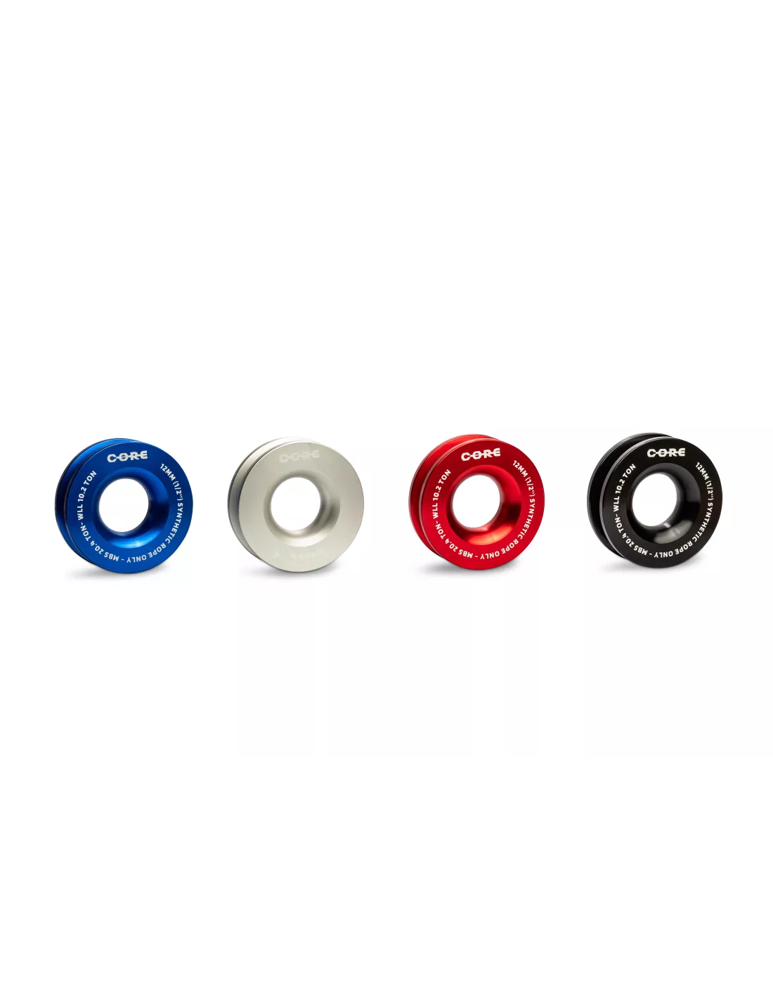 POULIE DE RENVOI CORDE SYNTHETIQUE 98mm (DONUT) - TITANE - 2