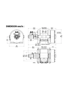 TREUIL COME UP HYDRAULIQUE BISON 30 EN/LD (13600 KG) 2