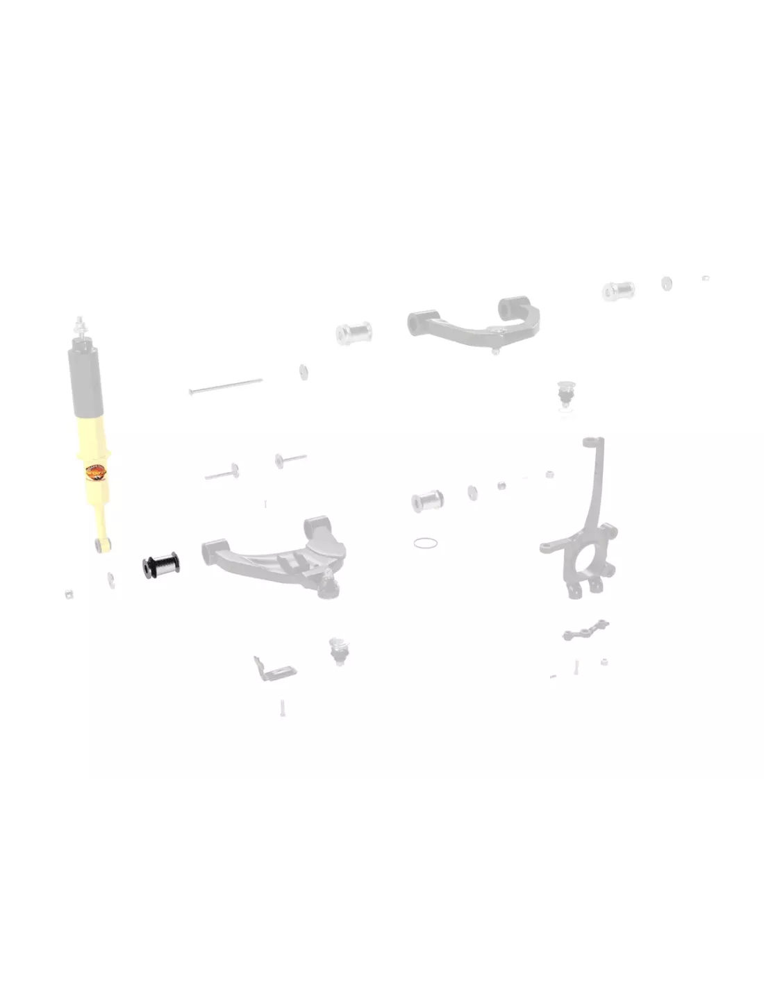 Silentbloc bras de suspension inférieur avant avant Terrain