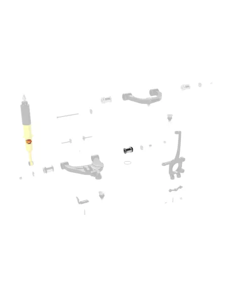 Silentbloc bras de suspension inférieur arrière avant