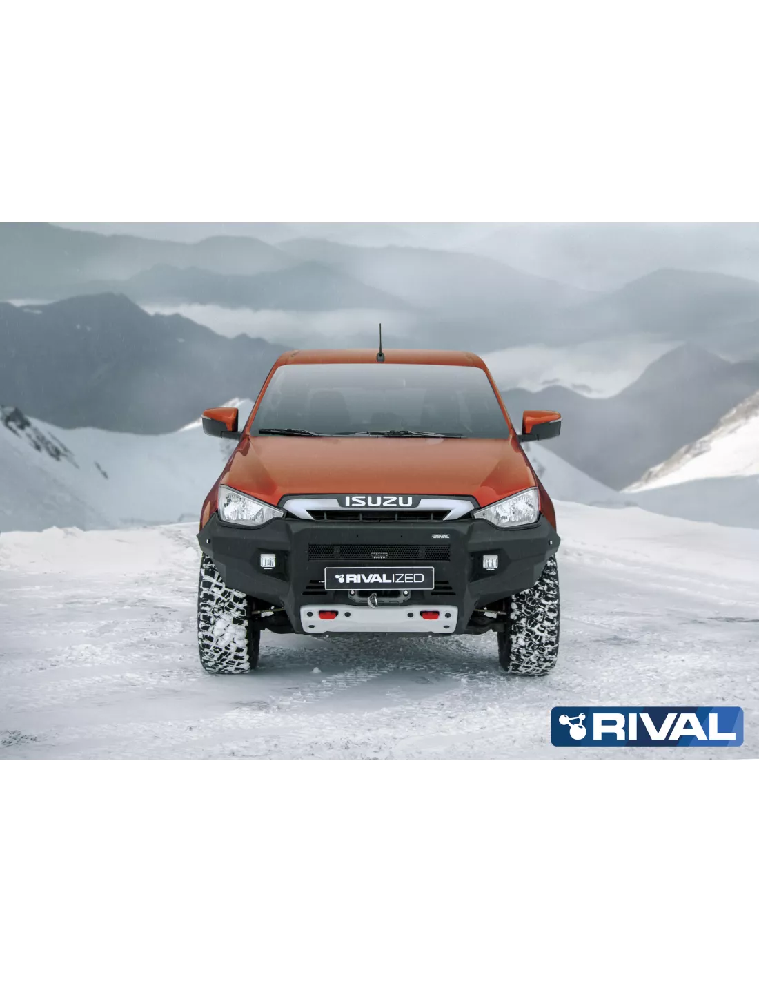BUMPER FRONT RIVAL ISUZU D-MAX N60 2020-2023 (USAGE COMPETIT