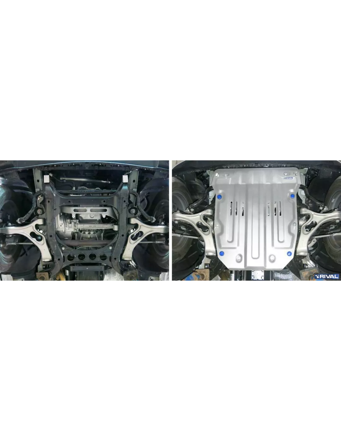 PLAQUE PROTECTION RIVAL 4MM MOTEUR VOLKSWAGEN TOUAREG 2010-2