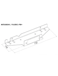 PLATINE TREUIL PC ORIGINE MITSUBISHI PAJERO 2015+