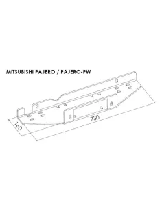 PLATINE TREUIL PC ORIGINE MITSUBISHI PAJERO 2007-2015