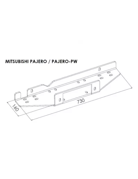 PLATINE TREUIL PC ORIGINE MITSUBISHI PAJERO 2007-2015