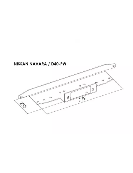 PLATINE TREUIL PC ORIGINE NISSAN NAVARA D40 2005-2010