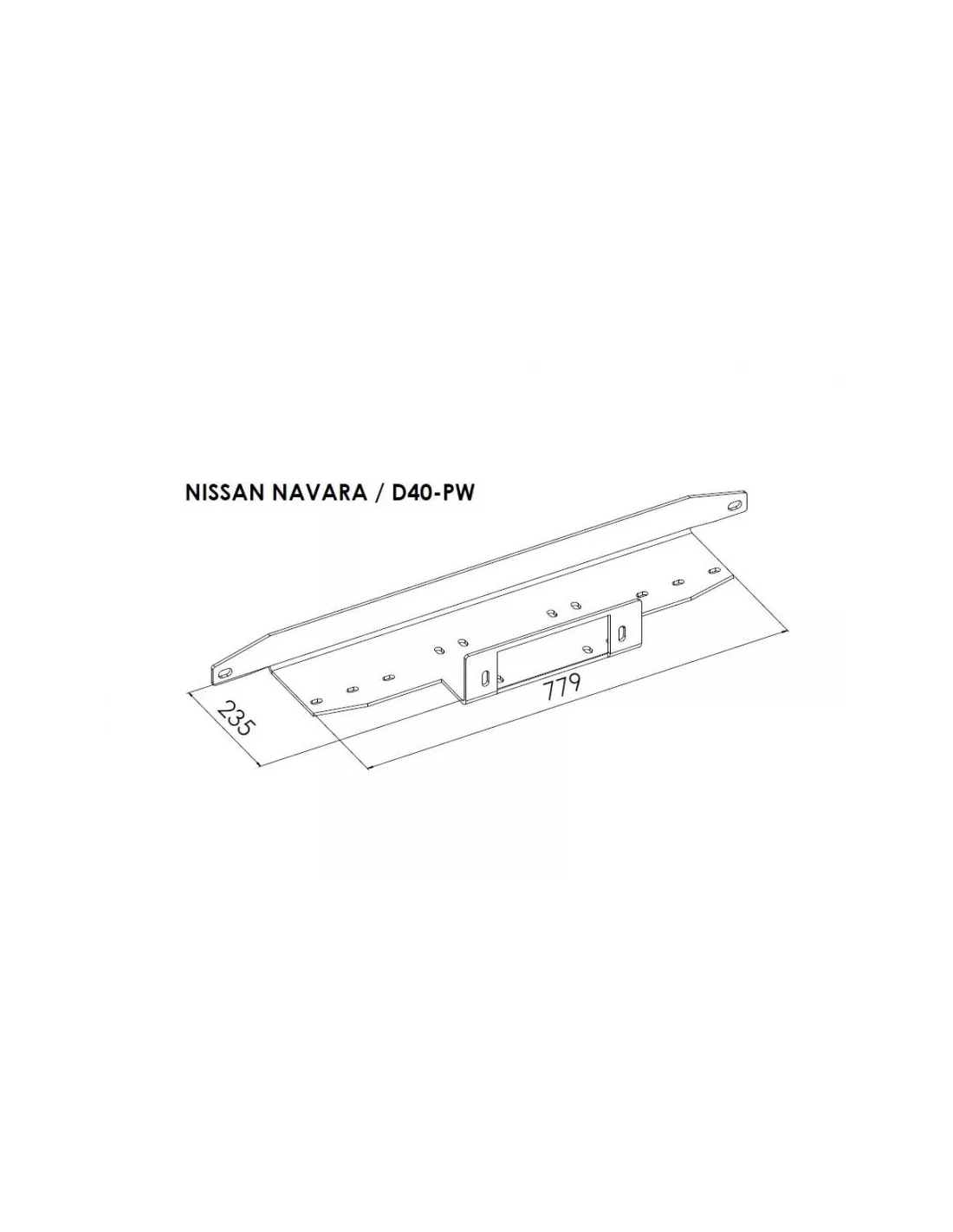 PLATINE TREUIL PC ORIGINE NISSAN NAVARA D40 2005-2010