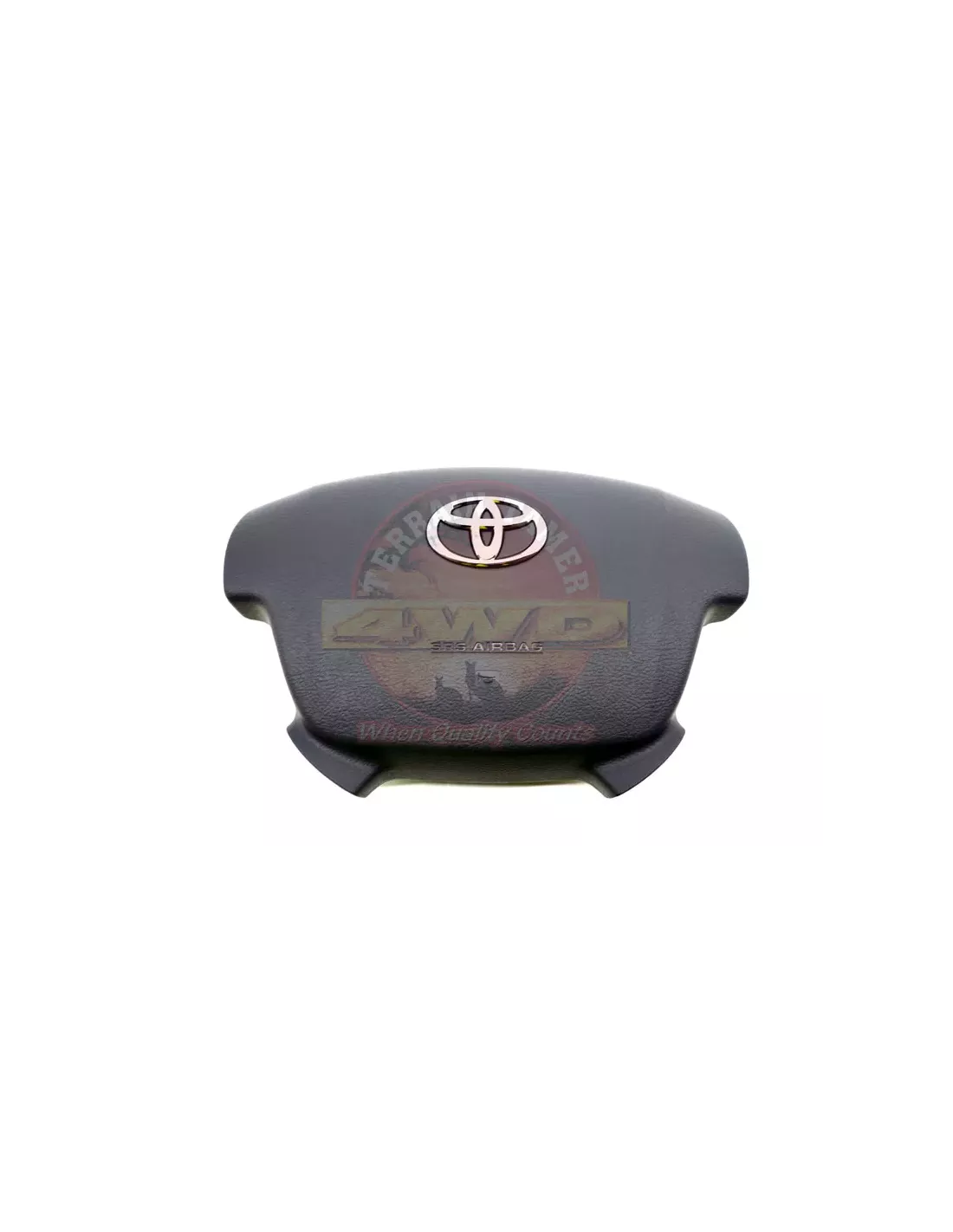 Bouton ensemble klaxon garniture gris bleuté Terrain Tamer