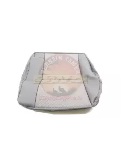 Housse de coussin d'assise avant gris ardoise droite pour