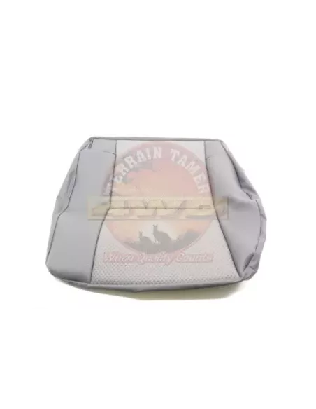 Housse de coussin d'assise avant gris ardoise droite pour
