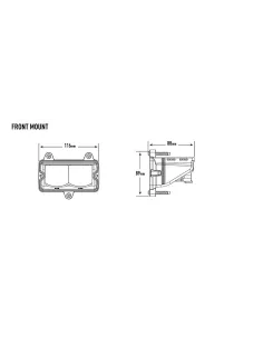 PHARE LED LAZER CARBON-2 DRIVE (GEN3) - Front Mount 2