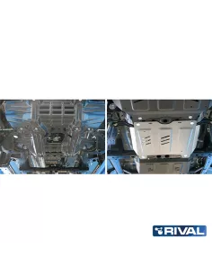 PLAQUE PROTECTION RIVAL 4MM BOITE VITESSE TOYOTA HILUX REVO 2