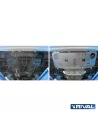 PLAQUE PROTECTION RIVAL 4MM MOTEUR+RADIA TOYOYA HILUX REVO (