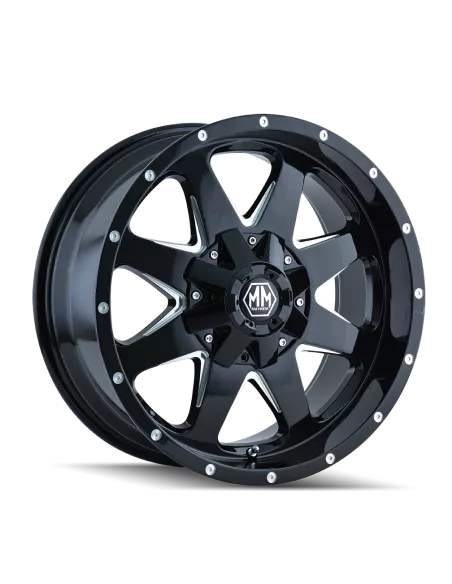 JANTE MAYHEM 8040 TANK BLACK 9x17 8x165.1/170 ET18 CB130.8