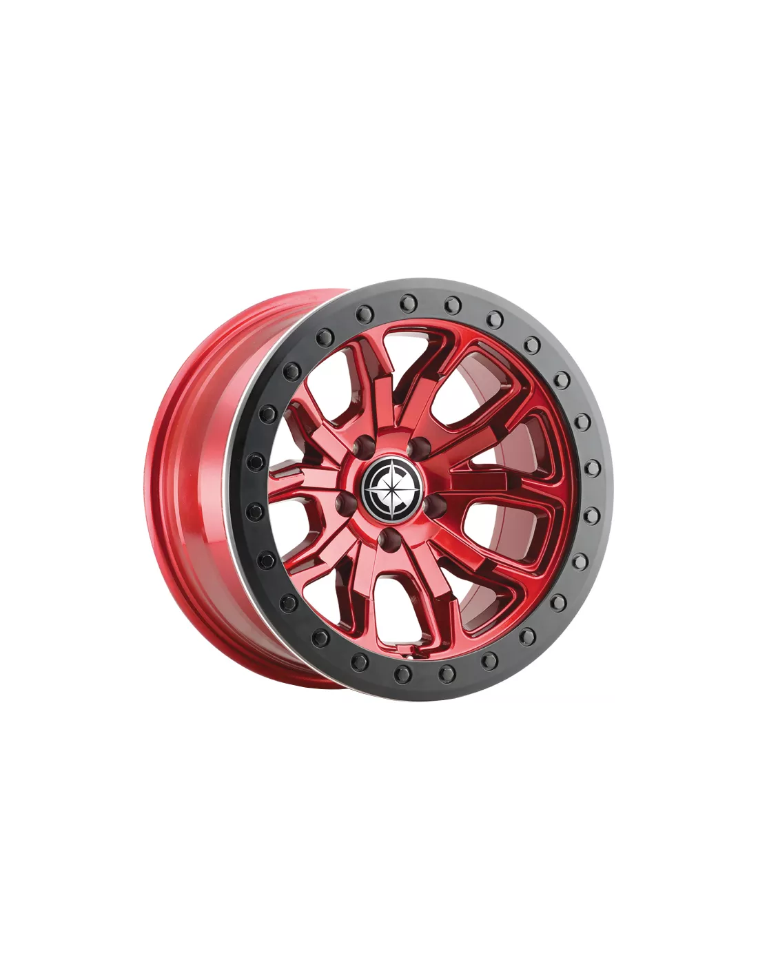 JANTE OC WHEELS 9303 DUAL TEK CANDY RED 9x17 5x127 ET-12 CB7