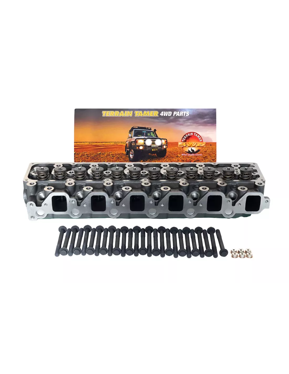 Culasse complète avec boulons TD42 TD42T Diesel Terrain