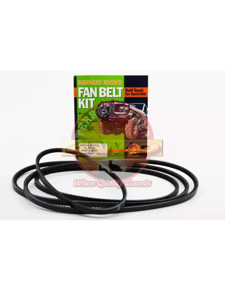 Kit Courroie de Ventilateur Direction Assistée & Clim RD28T