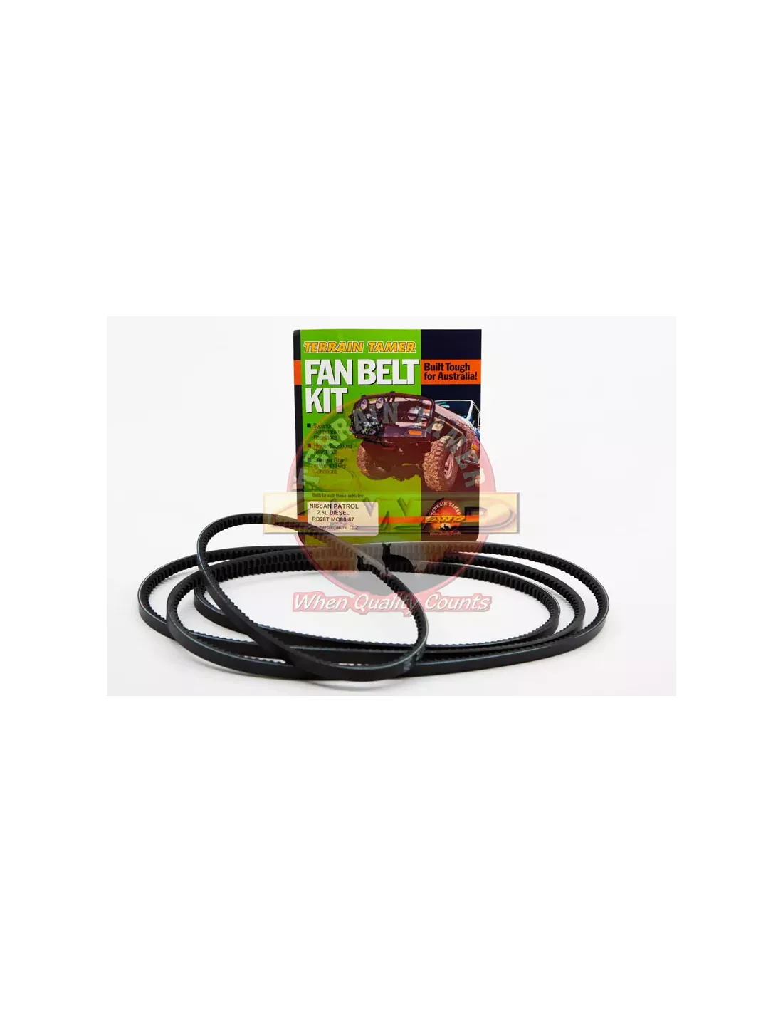 Kit Courroie de Ventilateur Direction Assistée & Clim RD28T