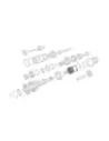 Arbre secondaire 5ème vitesse transmission R150F/R151F