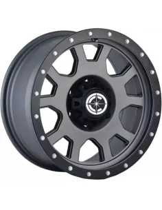 JANTE OC WHEELS 135 MATTE GUN METAL 8x17 5x120 ET10 CB65.1