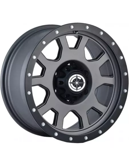 JANTE OC WHEELS 135 MATTE GUN METAL 8x17 5x120 ET10 CB65.1