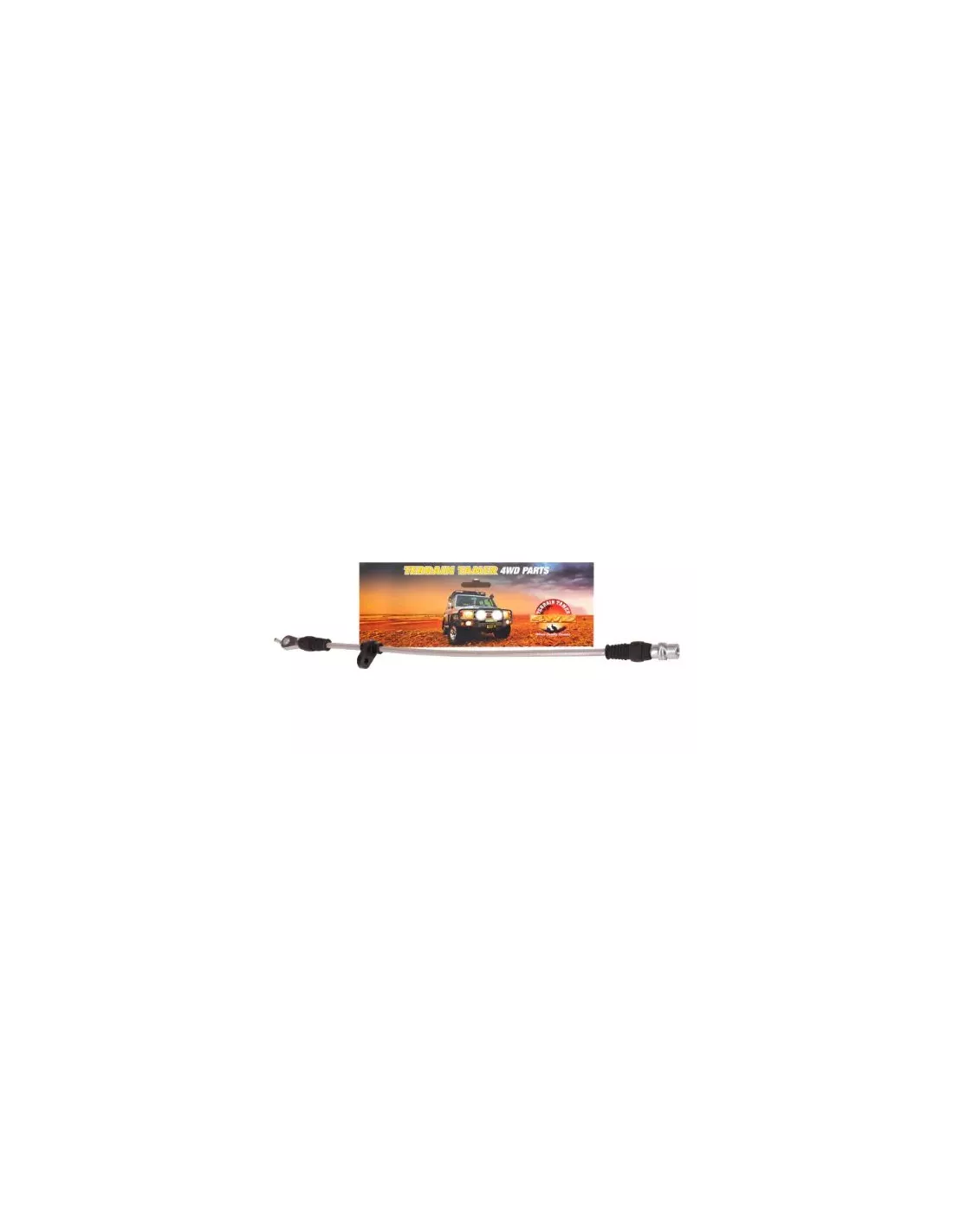 Durite de frein tressée avant droit +50 mm Terrain Tamer