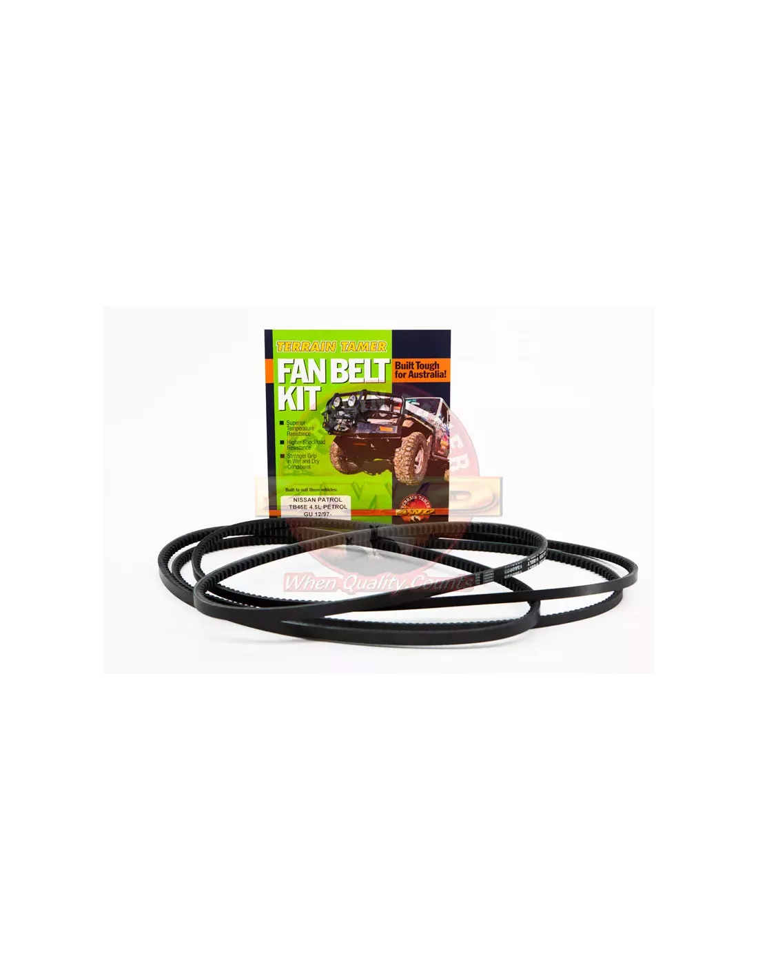 Kit courroies ventilateur, direction assistée & clim TB45E