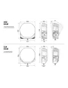 PHARE LED LAZER SENTINEL 9" ELITE - feux de position - 'slim