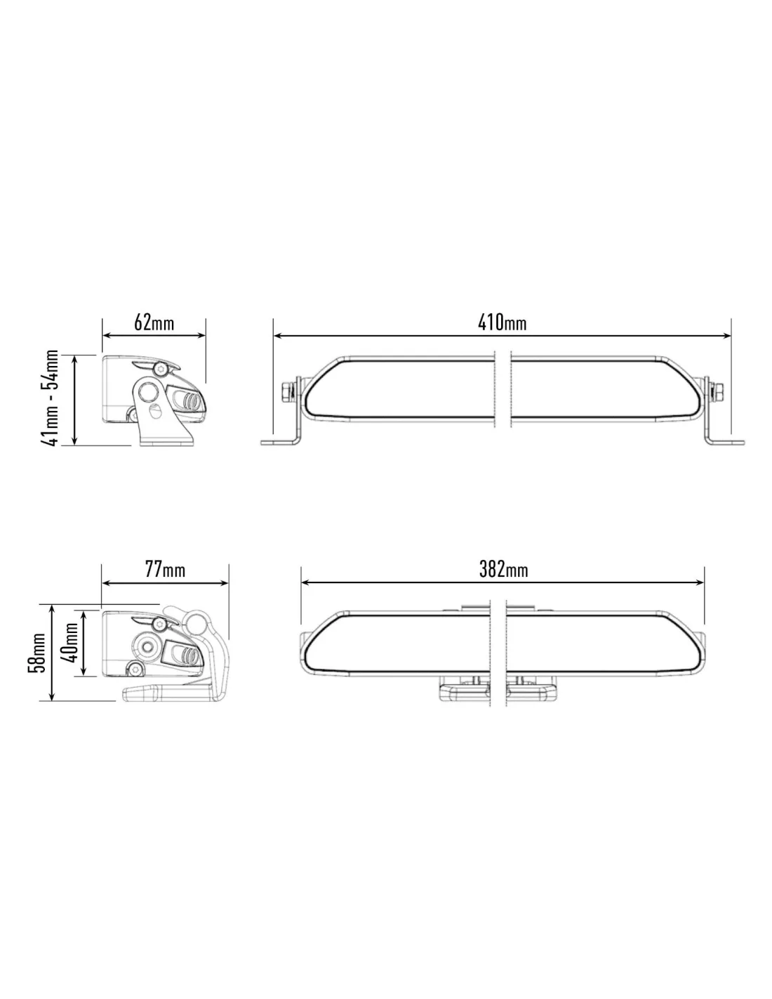 PHARE LED LAZER LINEAR 12 ELITE