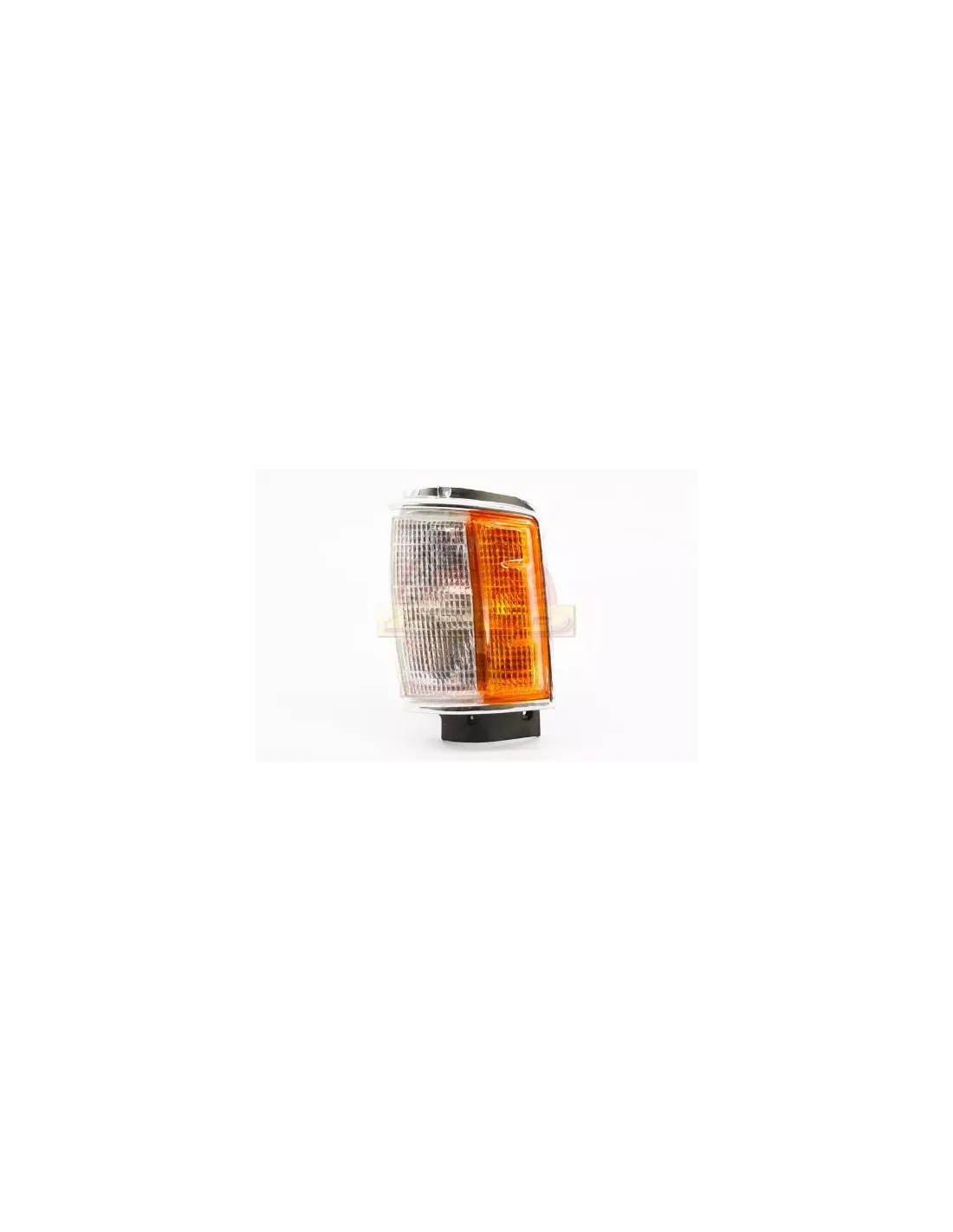 Ensemble lampe avant gauche coin avec contour chrome