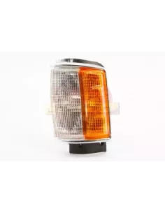 Ensemble lampe avant gauche coin avec contour chrome 2