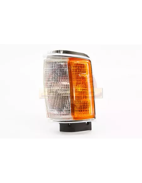 Ensemble lampe avant gauche coin avec contour chrome