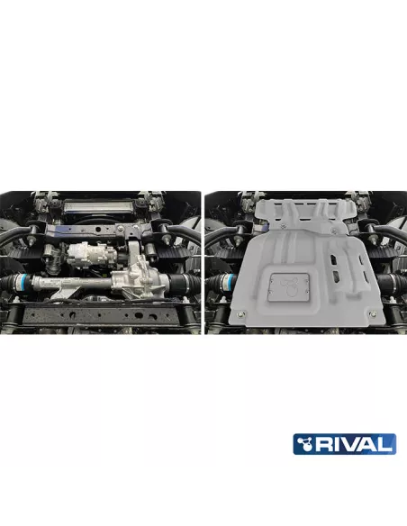 PLAQUE DE PROTECTION RIVAL MOTEUR FORD RANGER 2022+