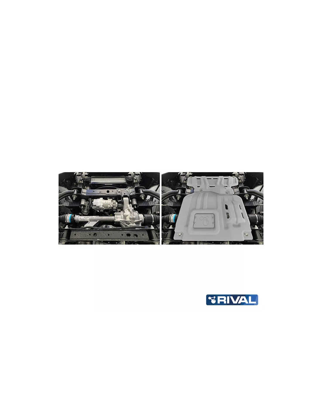 PLAQUE DE PROTECTION RIVAL MOTEUR FORD RANGER 2022+