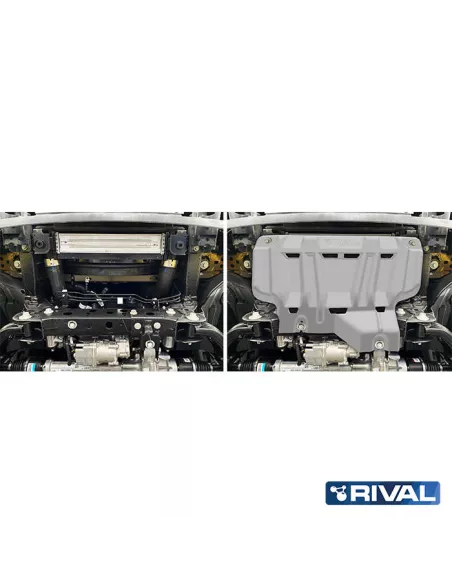 PLAQUE DE PROTECTION RIVAL RADIATEUR FORD RANGER 2022+