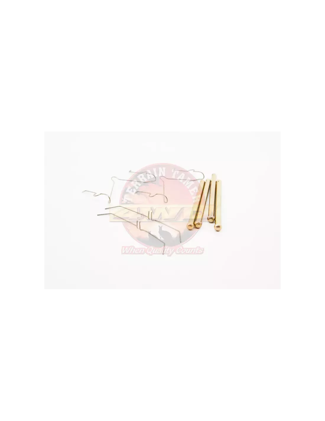 Kit goupilles et ressorts étrier avant (4 ressorts, 4