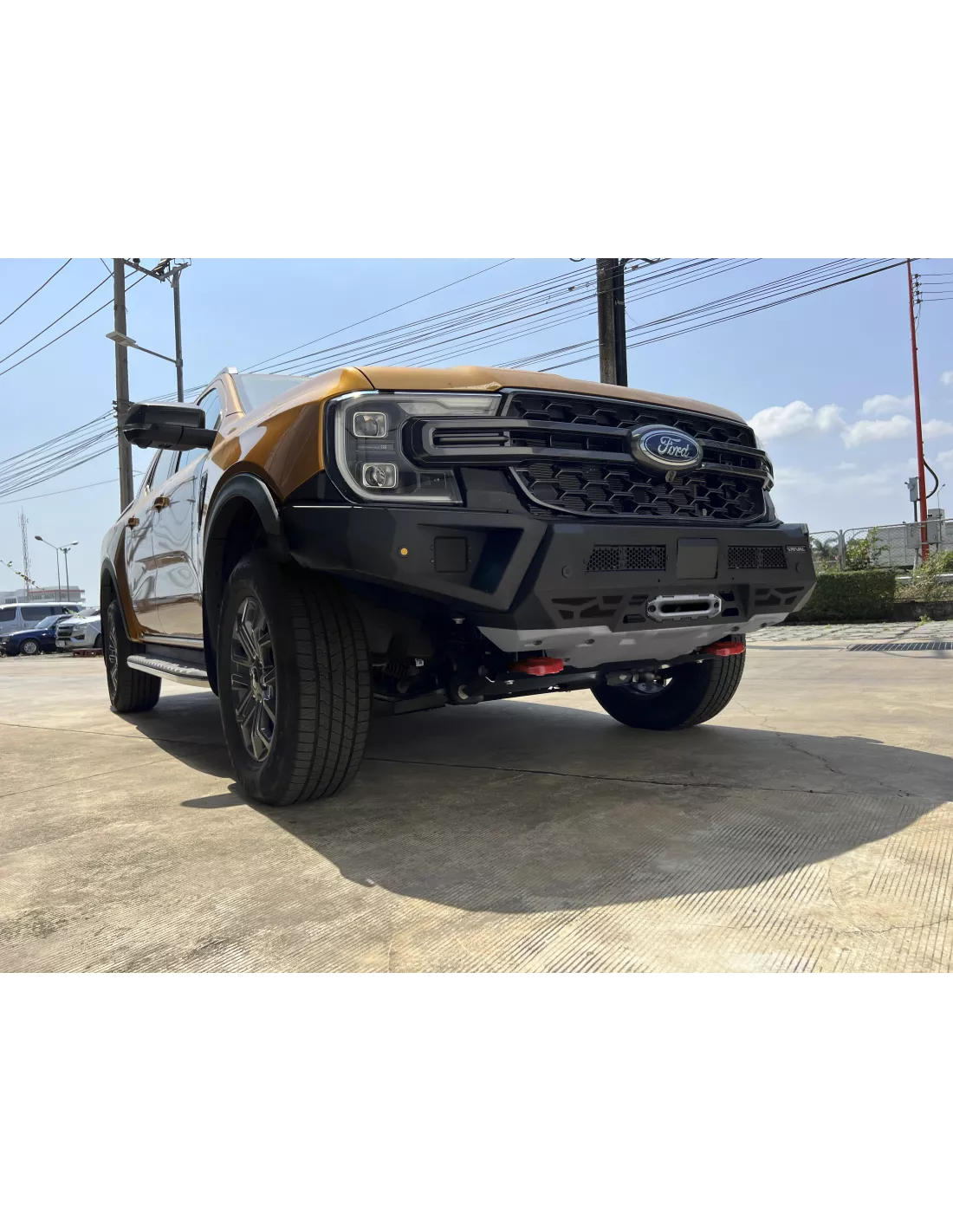 BUMPER FRONT RIVAL FORD RANGER 2022+ (USAGE COMPETITION)