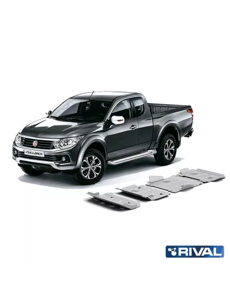 BLINDAGE RIVAL MITSUBISHI L200/ FIAT FULLBACK 2016+ - KIT 4