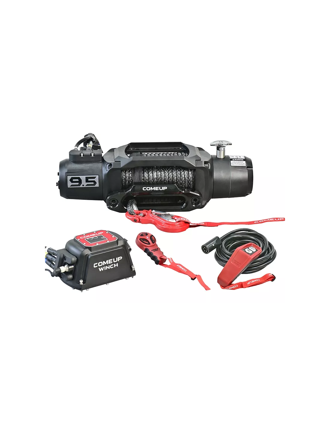 TREUIL COMEUP SOLO 9.5 RS (4309 KG) 12V - Corde synthétique
