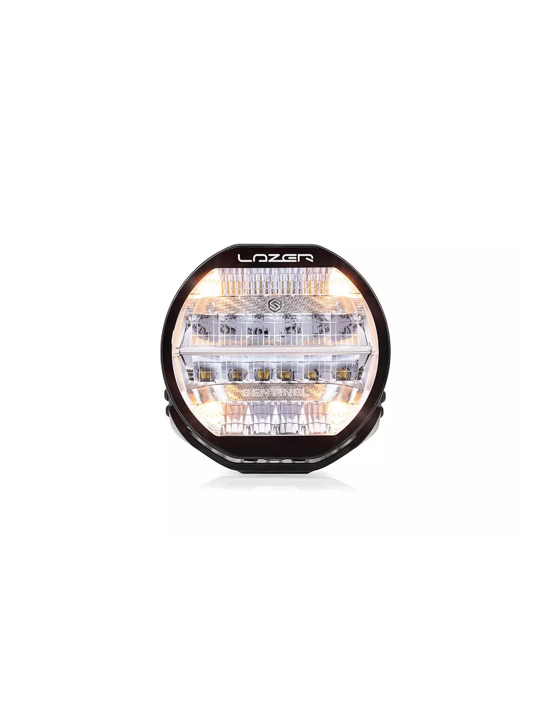 PHARE LED LAZER SENTINEL 9" / CHROME - Avec feux de position